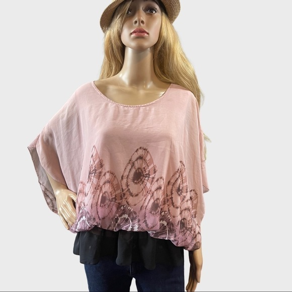 MILANO pink and black top - Picture 2 of 11